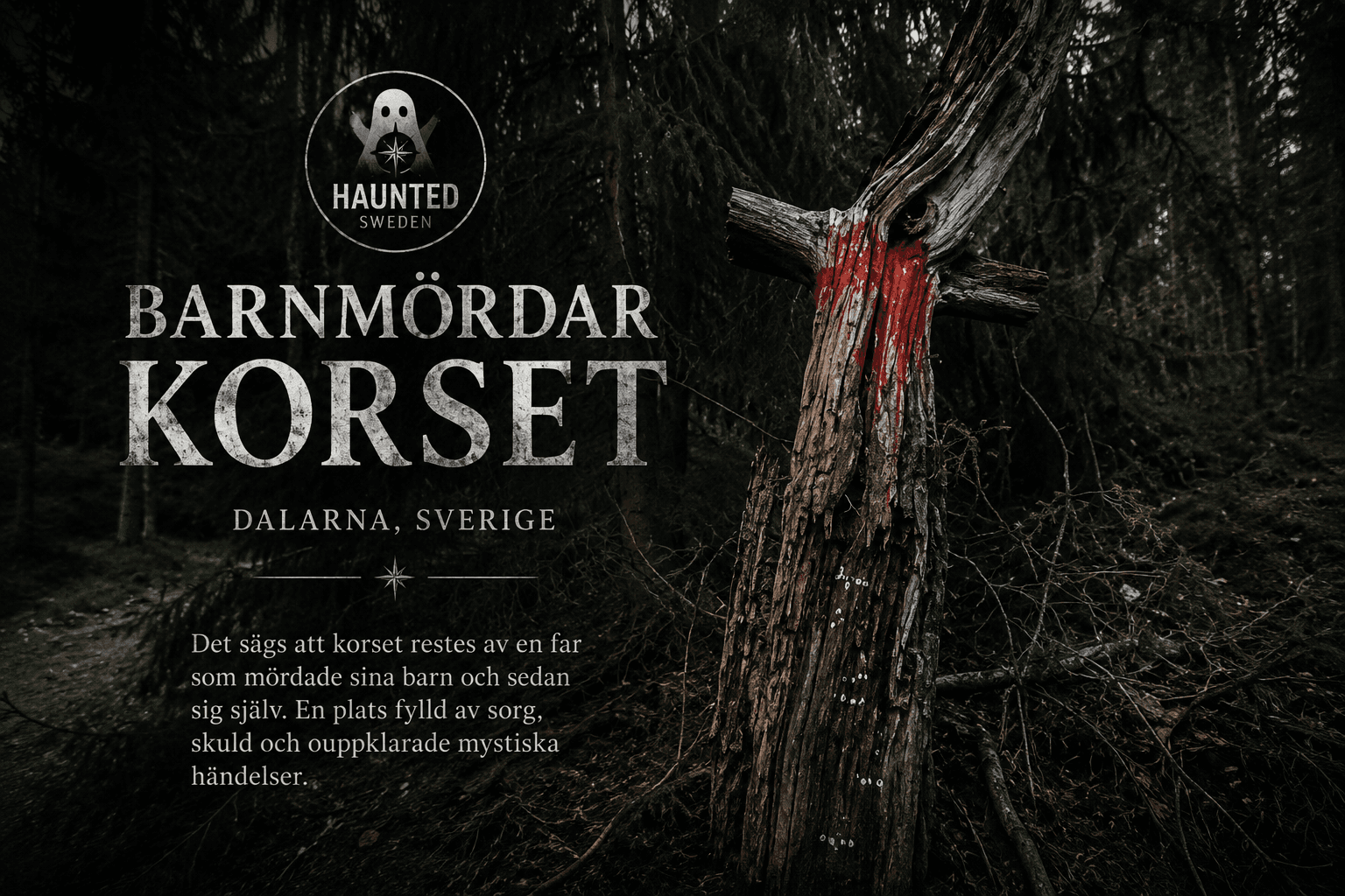 Barnmördarkorset — hemsökt plats i Västra Götaland