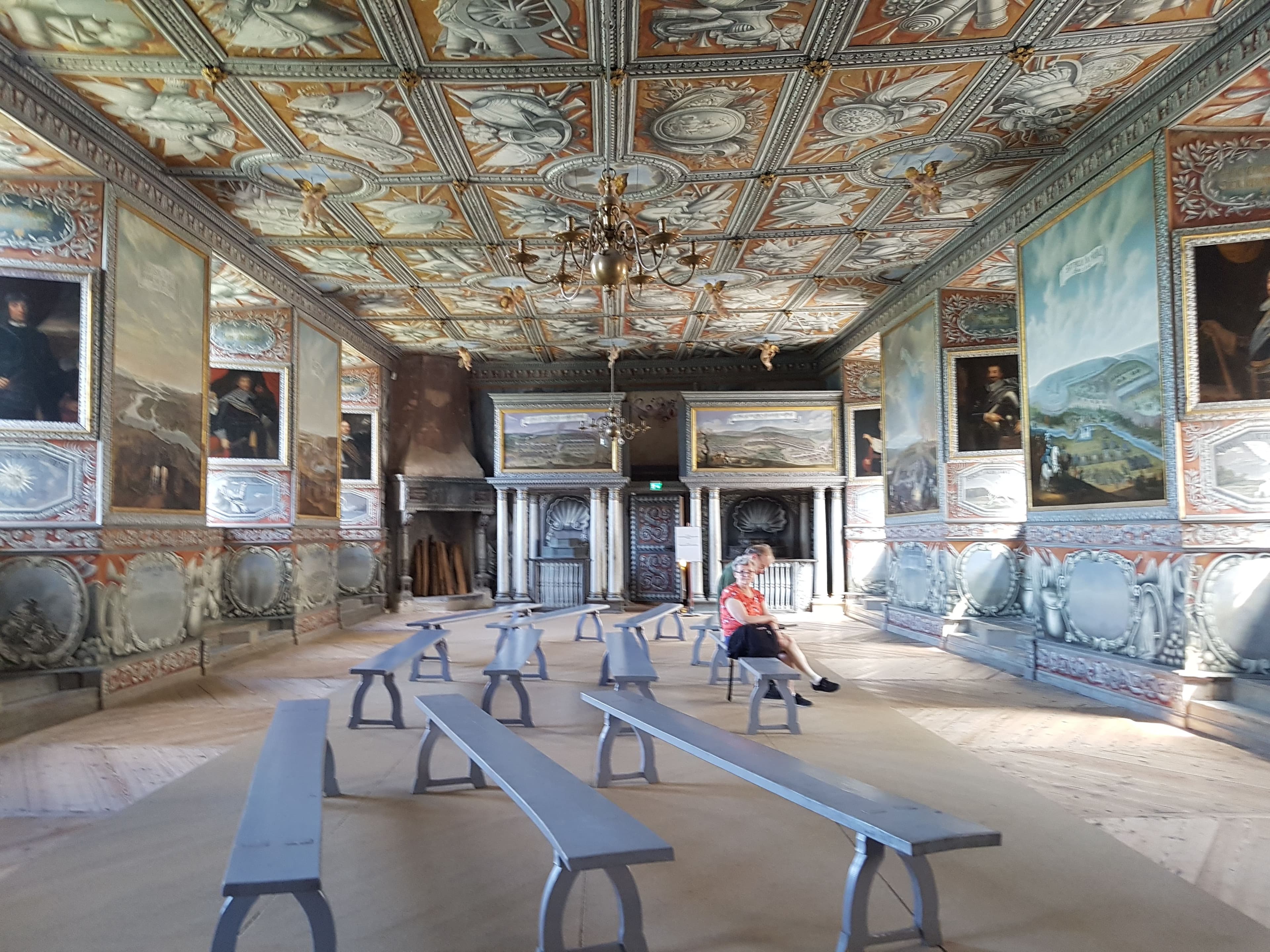 Läckö Slott interior hall — Läckö Castle